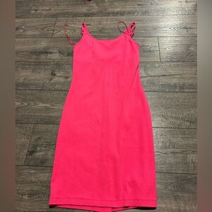 Hot pink, tight dress, from old navy, size S